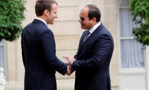 France’s Macron holds luncheon for President Sisi
