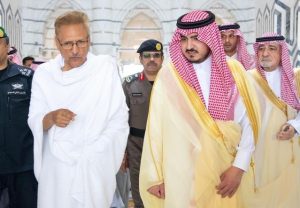 President of Pakistan arrives in Saudi Arabia to perform Hajj