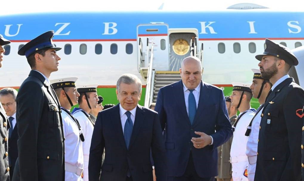 President of Uzbekistan arrives in Italy