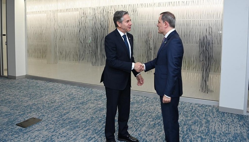 Azerbaijani FM, Blinken discuss prospects for Baku-Yerevan peace talks