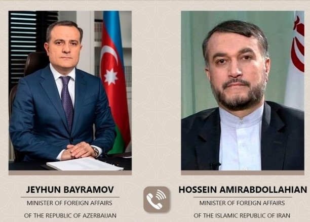 Azerbaijani, Iranian foreign ministers hold telephone conversation