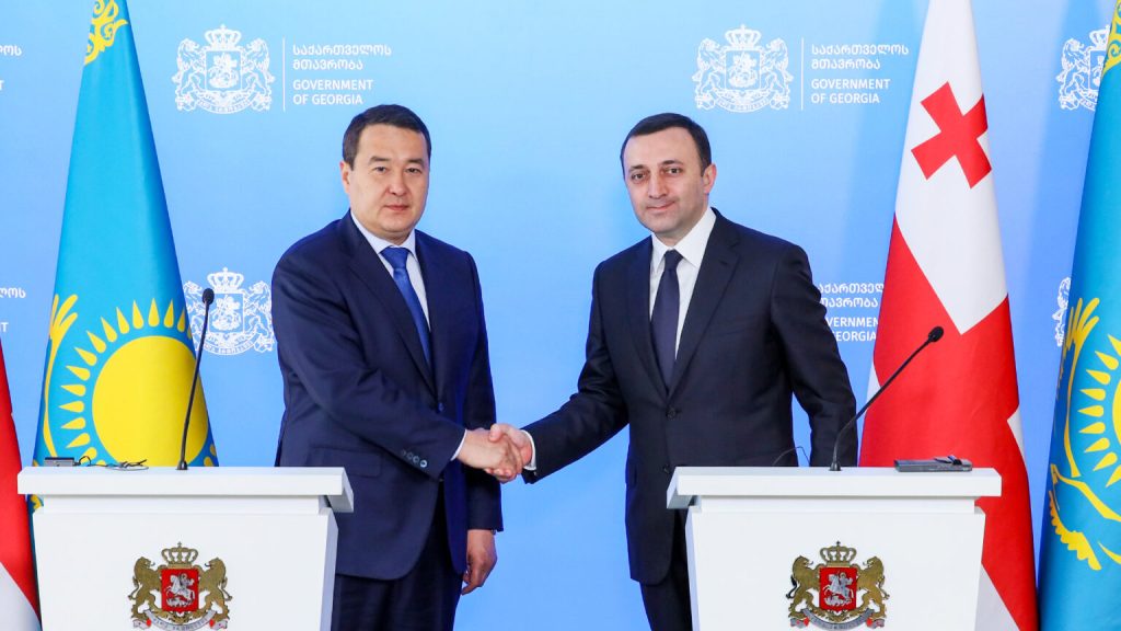 Kazakhstan, Georgia empahsize to increase trade growth, boost investment cooperation
