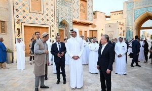 Amir of Qatar, Shavkat Mirziyoyev visit historical monuments of Samarkand