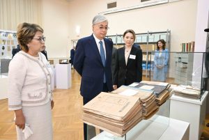 President Tokayev visits Center for Study of Materials of Political Repressions