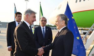 President of Uzbekistan arrives in Milan
