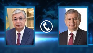 President of Uzbekistan holds phone call with Kazakh President