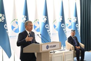 Shavkat Mirziyoyev presentation on his Election Program