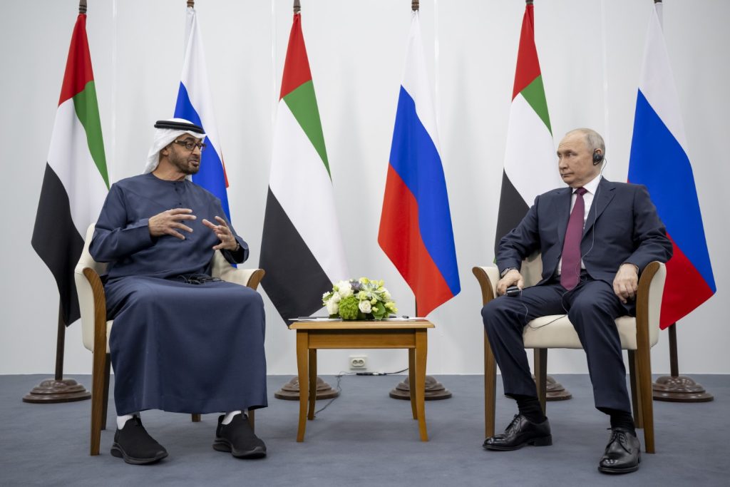 President of UAE meets with Putin in St. Petersburg
