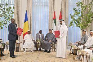UAE President, Chad transitional President witness exchange of agreements, MoUs