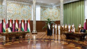 Amir of Qatar, Tajik President witness signing of agreements, MOUs