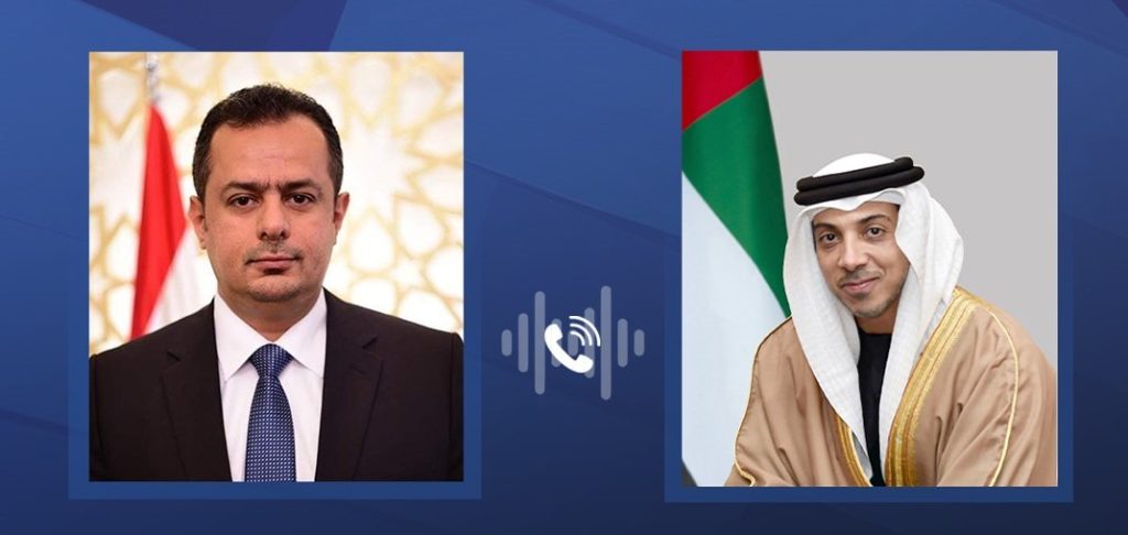 Mansour bin Zayed, Yemeni PM discuss UAE-Yemen relations