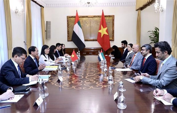 UAE FM meets with Vietnamese counterpart in Hanoi