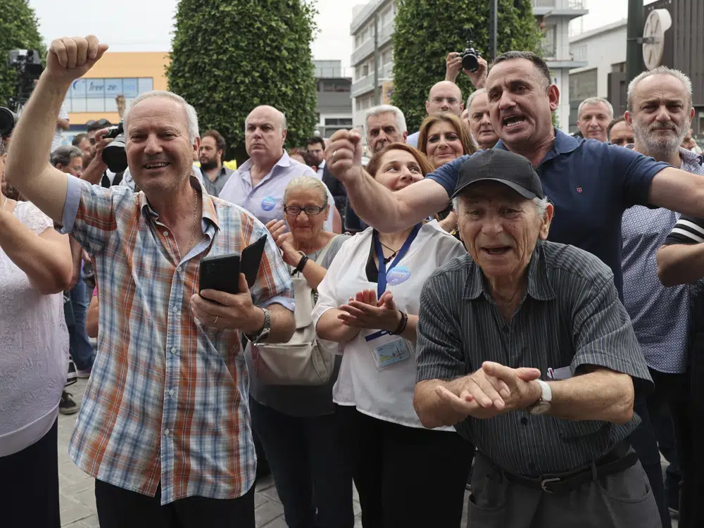 Greece’s conservative New Democracy party wins landslide victory in 2nd election in five weeks