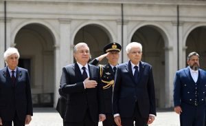 Welcoming ceremony of President of Uzbekistan takes place in Rome