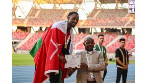 Oman claims gold in high jump at Pan Arab Games
