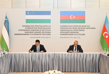 Uzbekistan Joint Commission held in Shusha