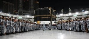 The Kiswa of Holy Kaaba replaced