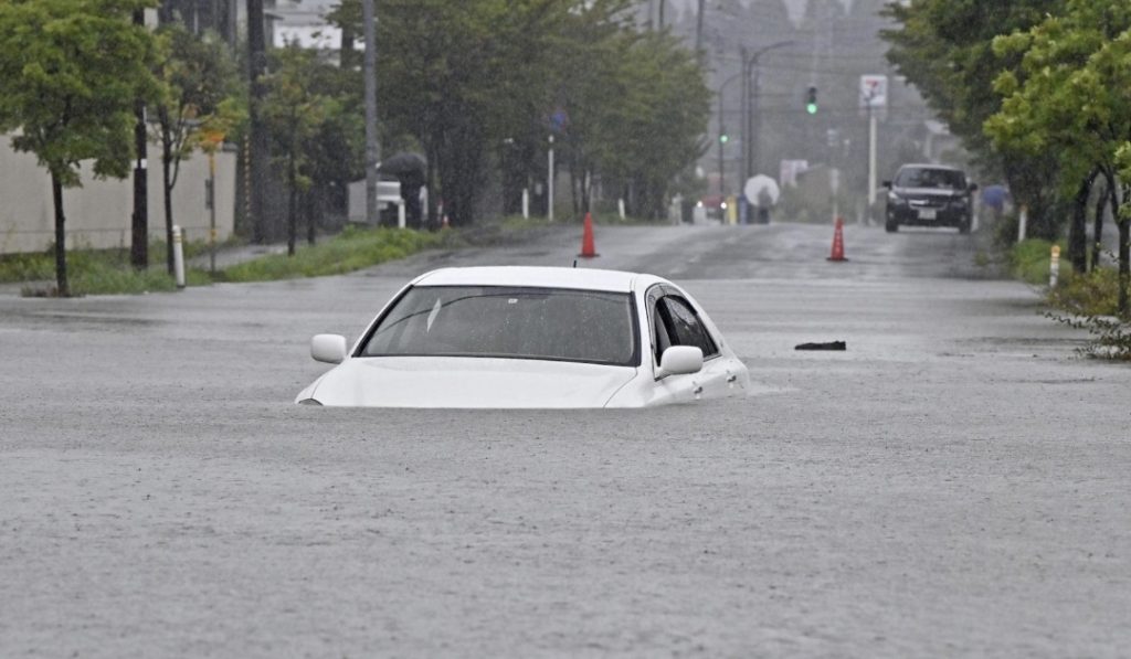 rain northeastern Japan