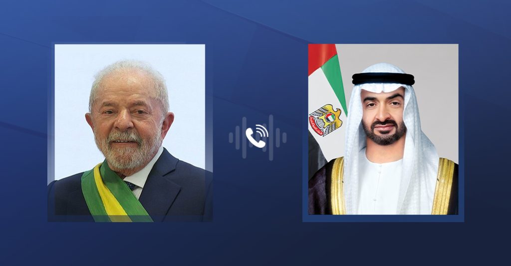 UAE President receives condolences from Brazilian Lula da Silva