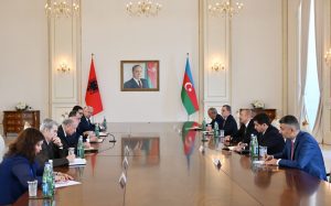 Azerbaijani, Albanian Presidents hold expanded meeting