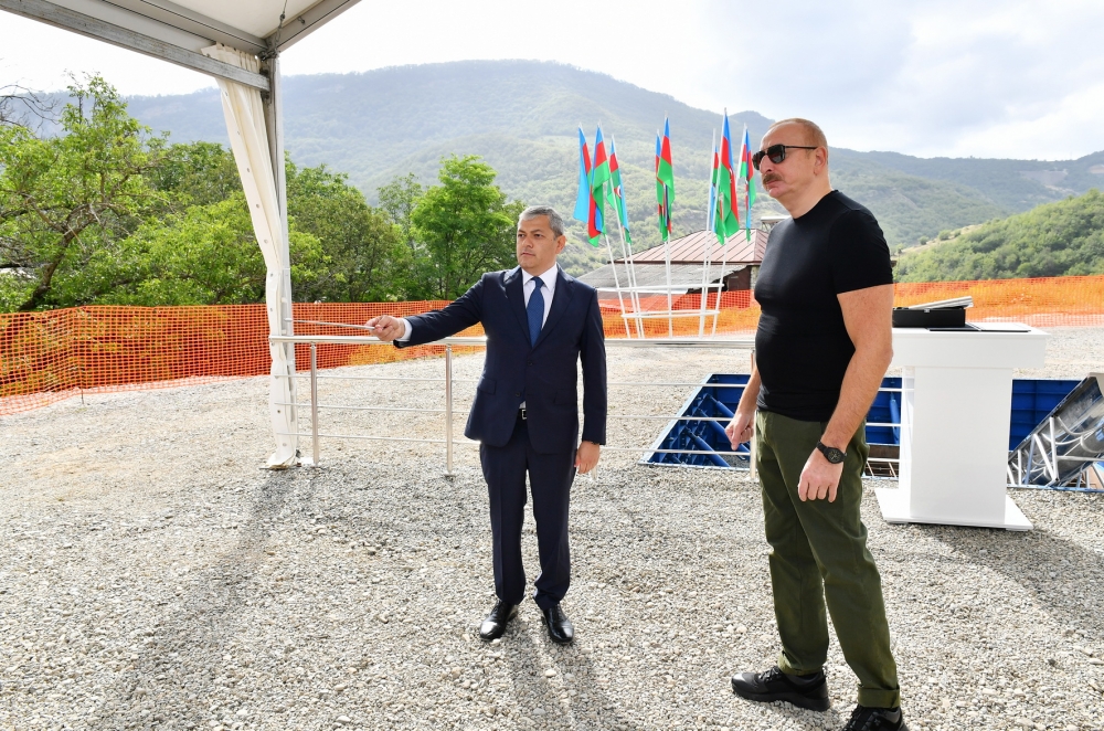 President of Azerbaijan visits Shusha