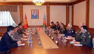 Azerbaijan, Kyrgyzstan discuss military cooperation