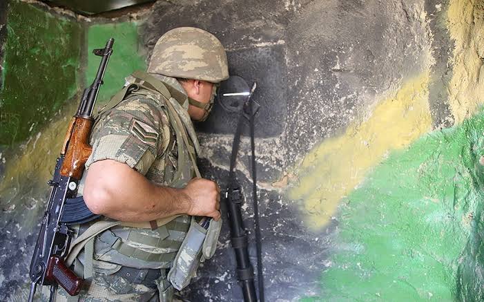 Armenian armed forces shell Azerbaijani Army positions