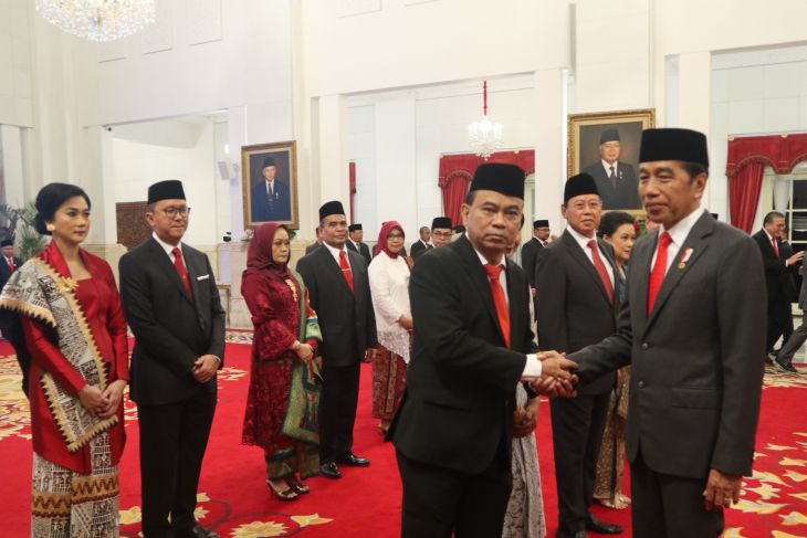 President Jokowi inducts Budi Arie Setiadi as communications minister