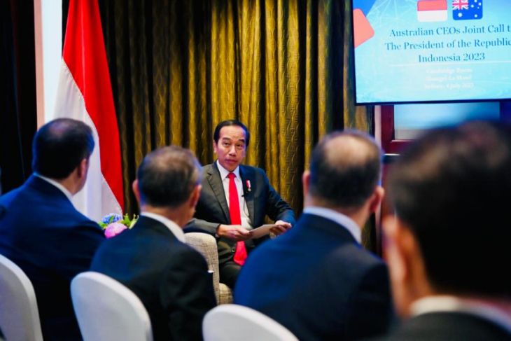 Jokowi emphasizes economic cooperation as focus of Australia visit