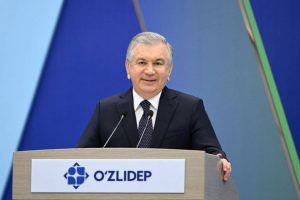 Shavkat Mirziyoyev presents his Election Program in Tashkent