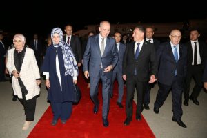 Chairman of Turkish Parliament arrives in Azerbaijan