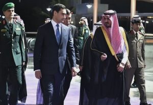 Turkmen President arrives in Saudi Arabia