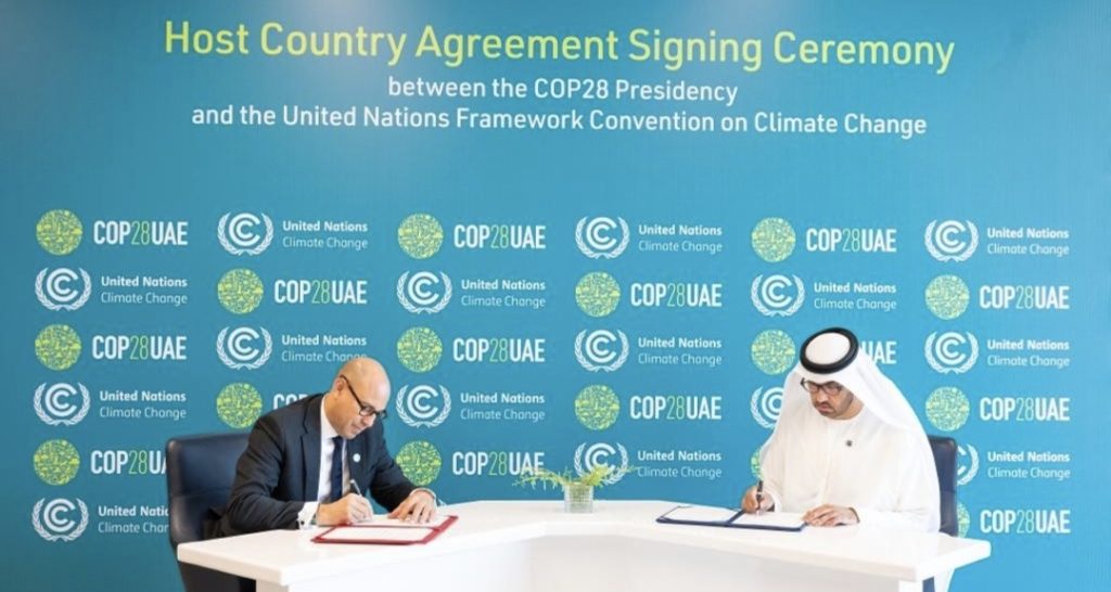 COP28 Presidency And UNFCCC Sign Host Country Agreement - The Gulf Observer