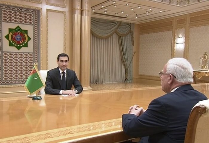 President of Turkmenistan meets Palestinian FM in Ashgabat