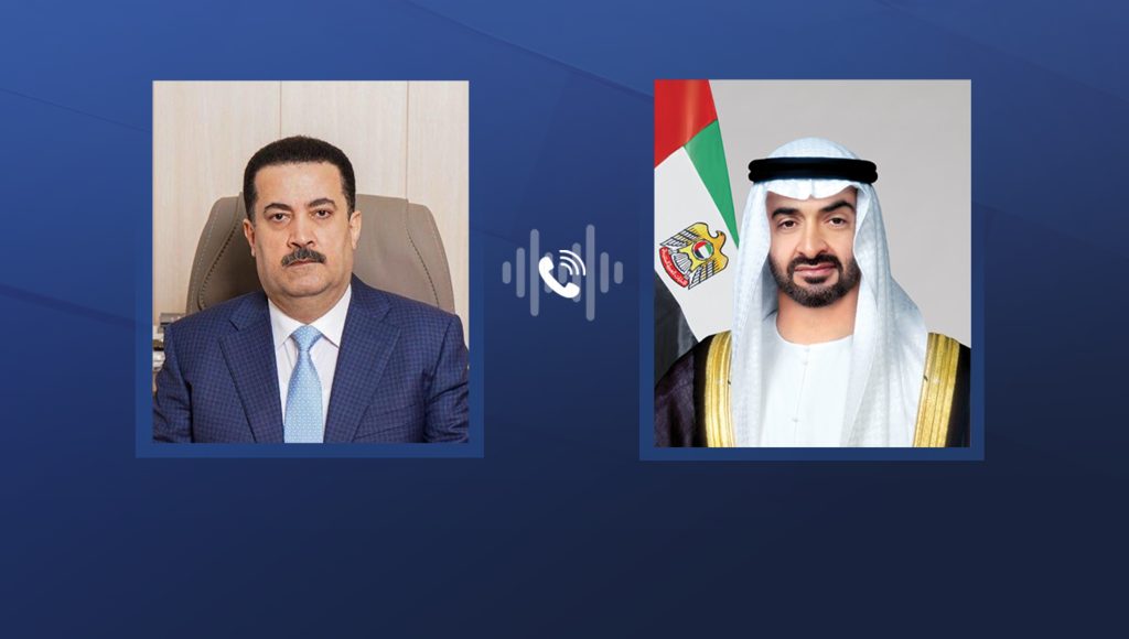 President of UAE, Iraqi PM discuss bilateral relations