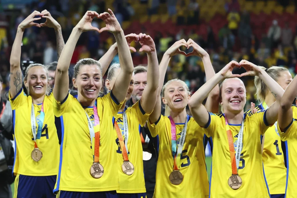 Sweden beats Australia 2-0 to clinch third place at the Women's World Cup