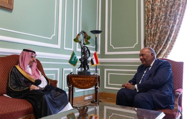 Saudi FM meets with Egyptian, Jordanian, and Syrian counterparts