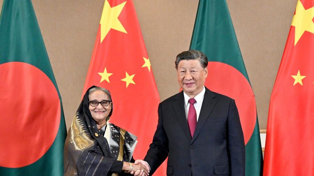 Xi calls on China and Bangladesh to push for high-quality Belt and Road cooperation