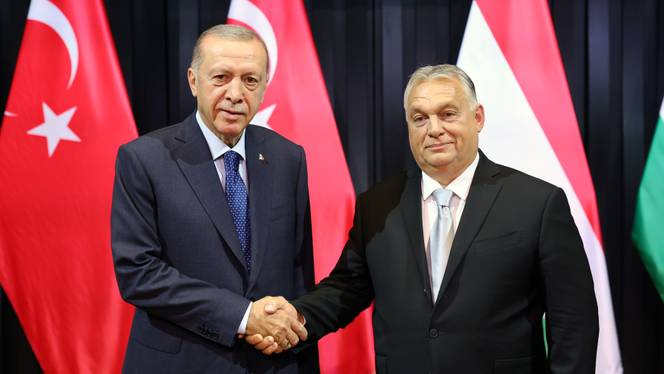 Erdogan meets with Hungarian counterpart in Budapest