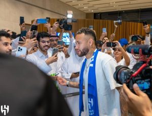 Brazilian Neymar arrives in Riyadh to join Al Hilal