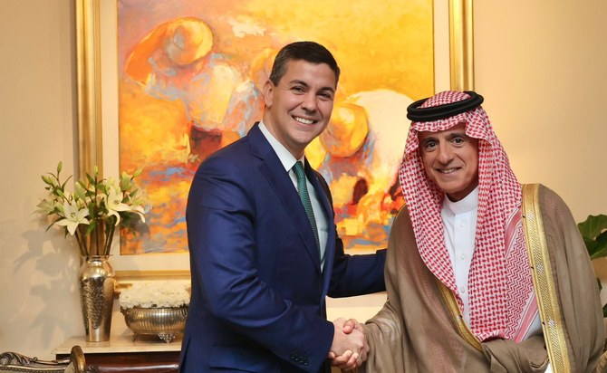 Saudi minister meets President-elect of Paraguay