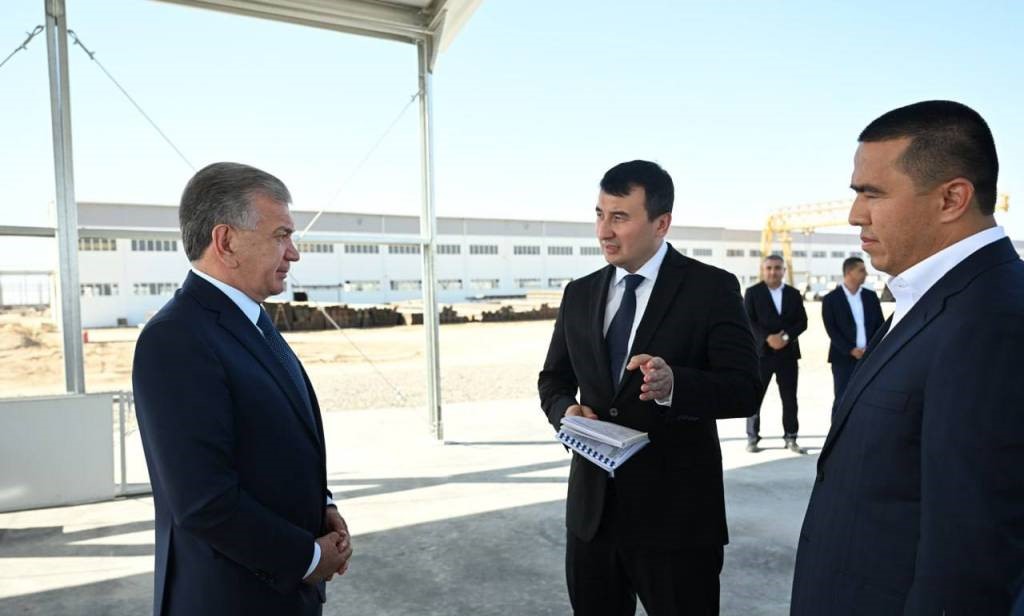 Shavkat Mirziyoyev visits Asia Metal Prof LLC in Samarkand