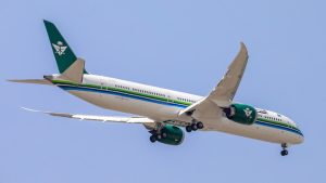 Saudia's nostalgic flight makes splendid appearance in airspace