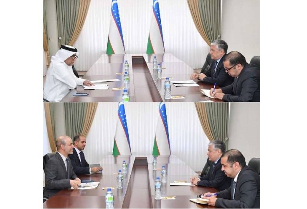 Uzbek Deputy FM meets with Ambassador of Qatar, Charge d'Affaires of Oman