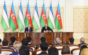 Press statements by lham Aliyev and Shavkat Mirziyoyev