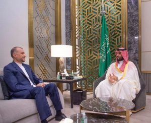 Iranian FM meets with Saudi Crown Prince