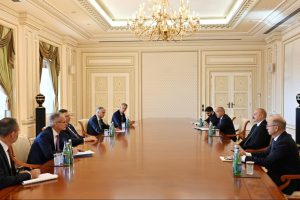 President of Azerbaijan holds meeting with CEO of TotalEnergies