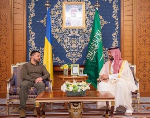 Zelensky thanks KSA's Crown Prince for Jeddah meeting