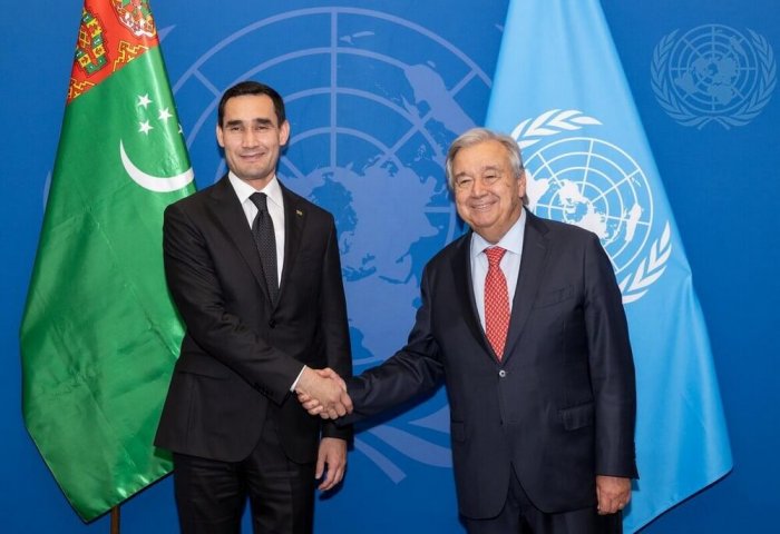 President of Turkmenistan meets with UN Secretary-General