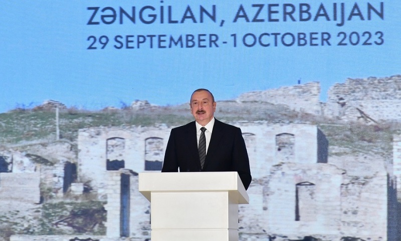 We want peace in Caucasus: Ilham Aliyev